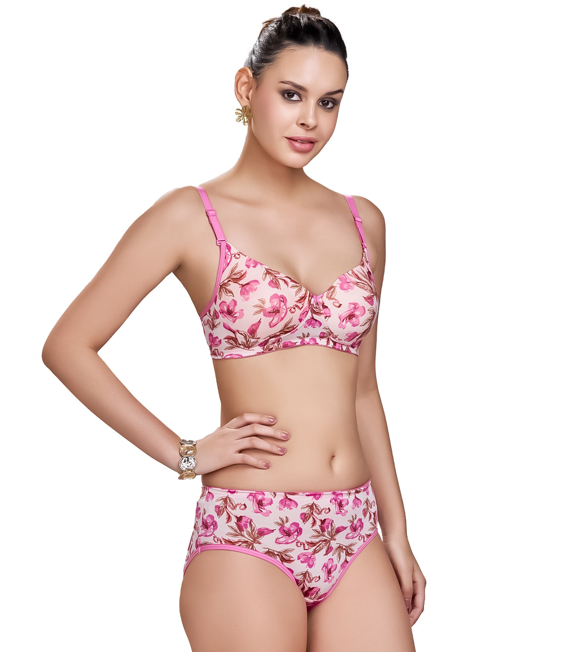 Everyday Luxurious Printed Sets | Padded | Non-Wired | Stylish Prints